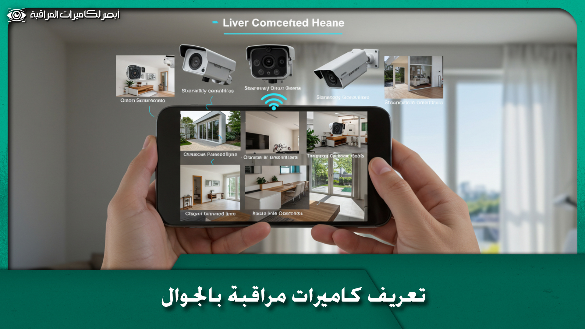 كاميرات مراقبة بالجوال
