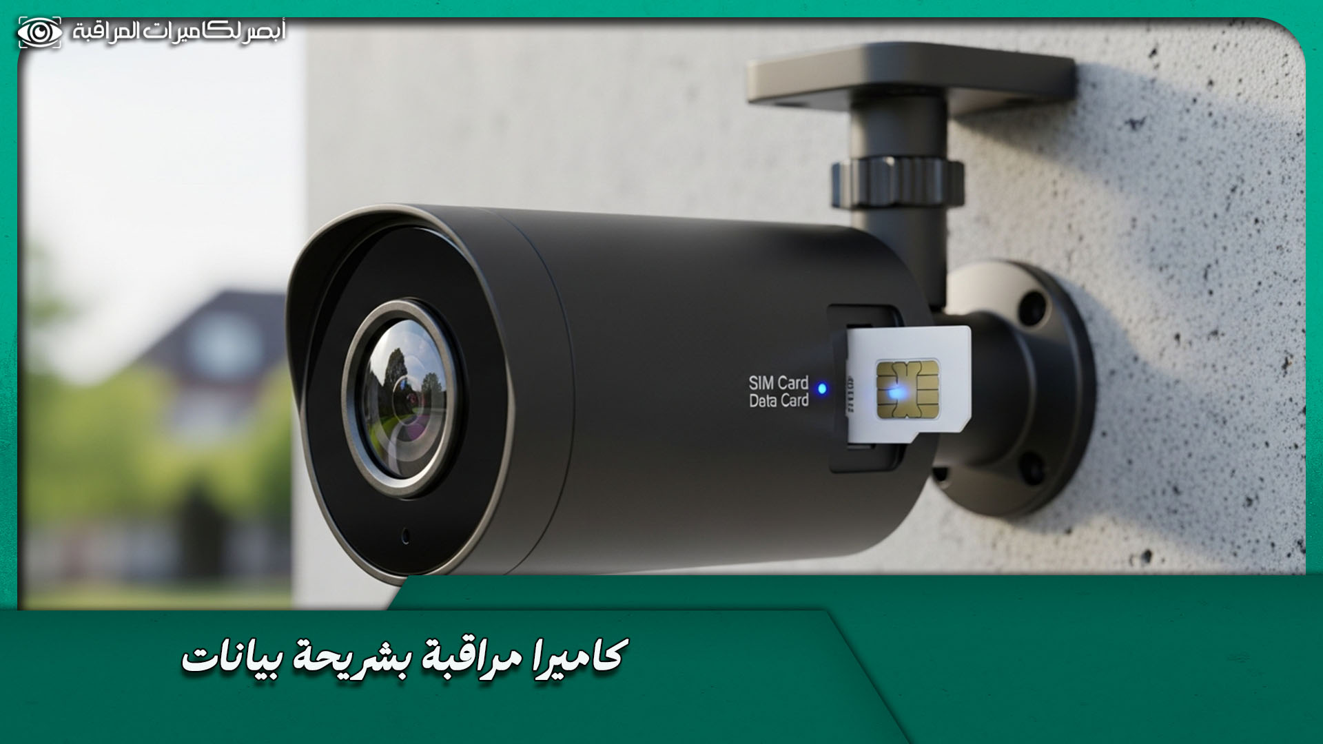 كاميرا مراقبة بشريحة بيانات 4G