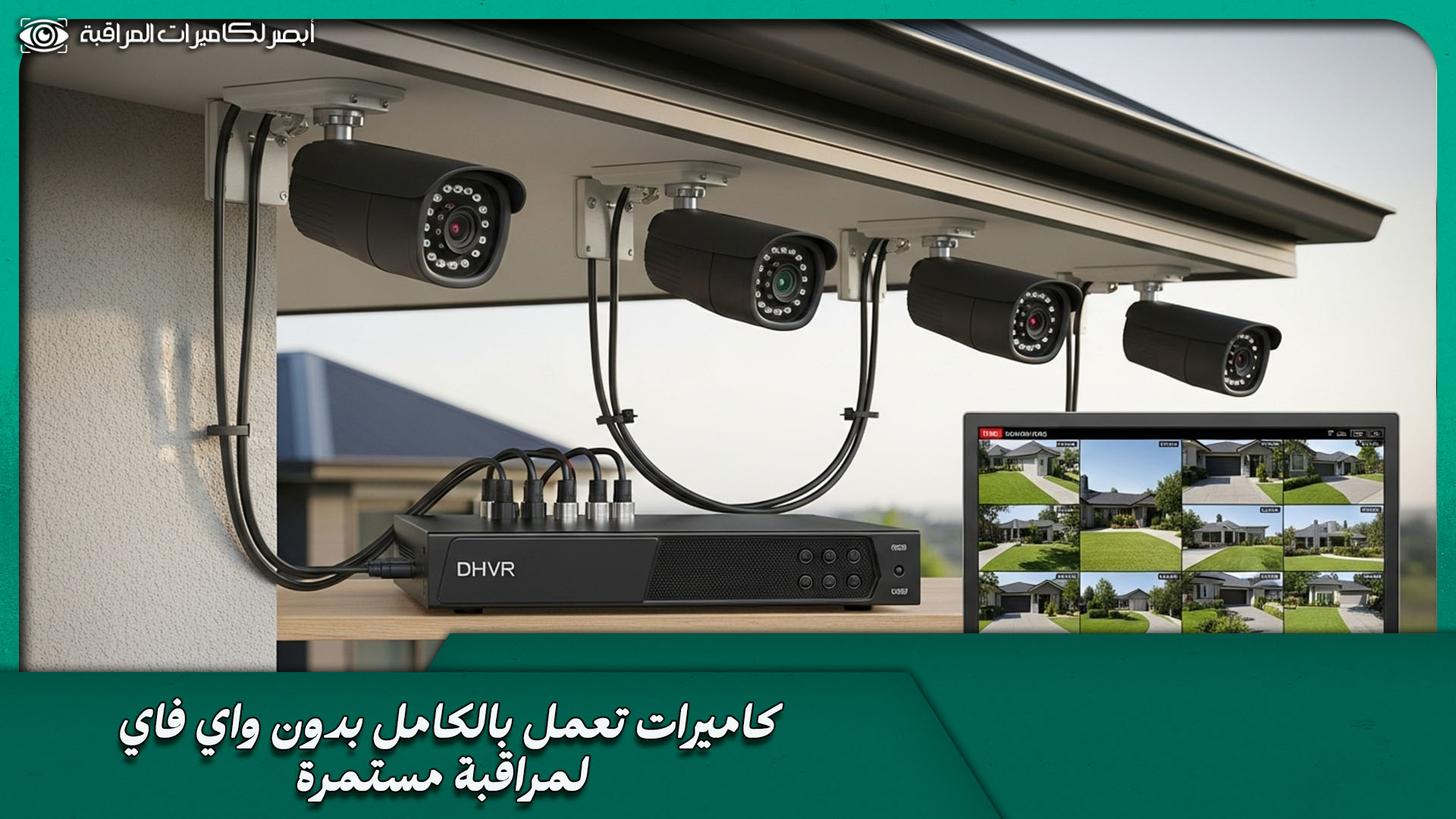 كاميرات مراقبة بدون واي فاي